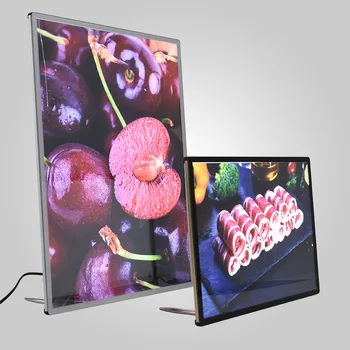 

A3 lighting menu board with stand lighting menu board menu display light board