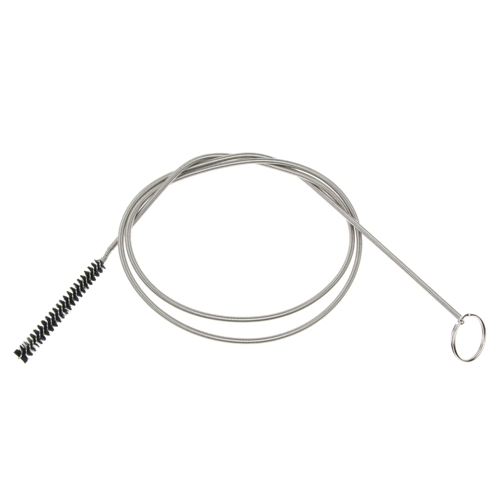 Folding Hydration Pack Hose Brush Water Bag Tube Spring Scrub Pipe Cleaner