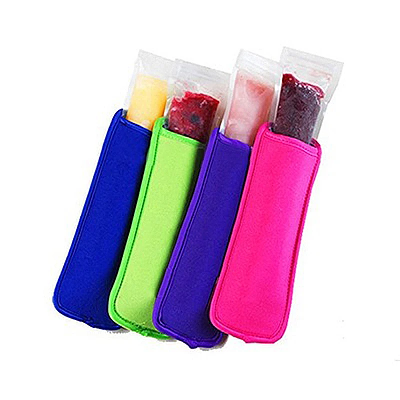 Colorful Popsicle Holder Freezer Icy Pole Ice Sleeve Protector Ice Cream Tray Tools Party Supply For Kids Children Drinking Tool ► Photo 2/6