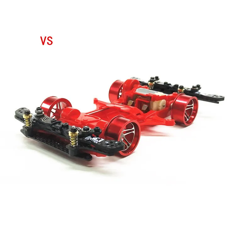 Tamiya Mini 4WD Car Carbon Fiber VZ/VS Faucet Pteris Independent Buffer Anti-hanging Brake Front Rear Up Down Activities | Игрушки и