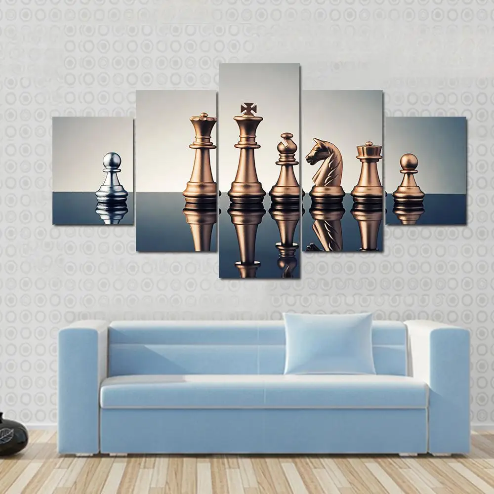 Modern Chinese Culture Wooden Chess For Home Living Room Bedroom Study Children Wall Art Decoration Painting Posters | Дом и сад