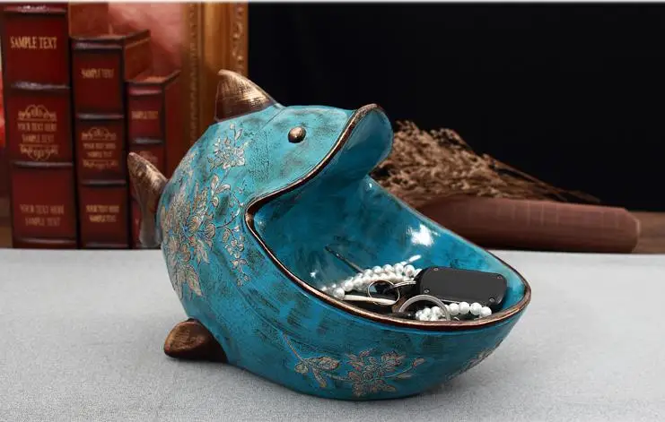 Рыба слон Тукан ремесла, домашнее настольное украшение, мебель для животных, может быть использован как поднос для конфет, коробка для хранения ключей