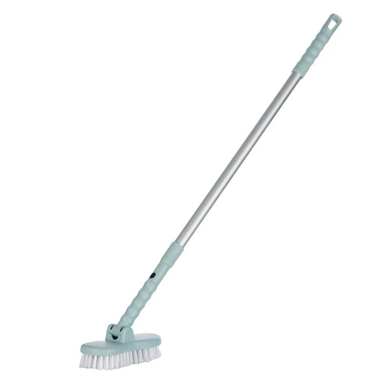 blue Cleaning Brush Scalable rotatable Cleaner Bathroom Ceiling Kitchen Multi-Purpose uses Long handle brush wall corner Clean Tools - Цвет: blue
