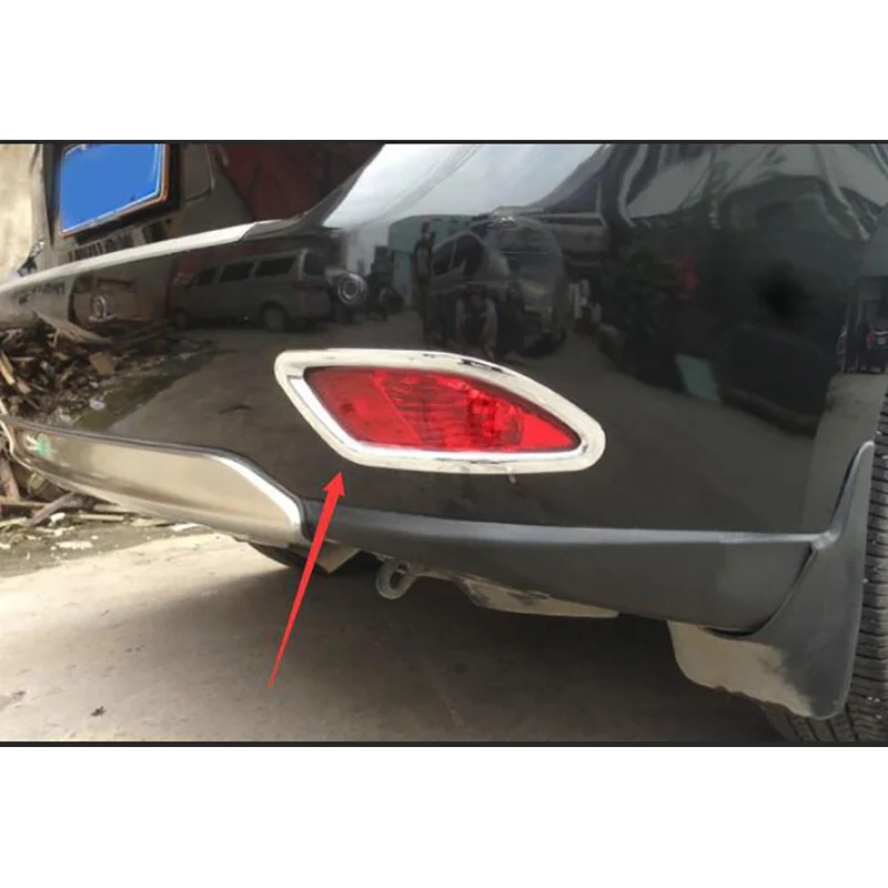 2012-2015 Free Shipping High Quality ABS Chrome Rear Fog lamps cover Trim Fog lamp shade Trim For Lexus RX270 RX350 RX450