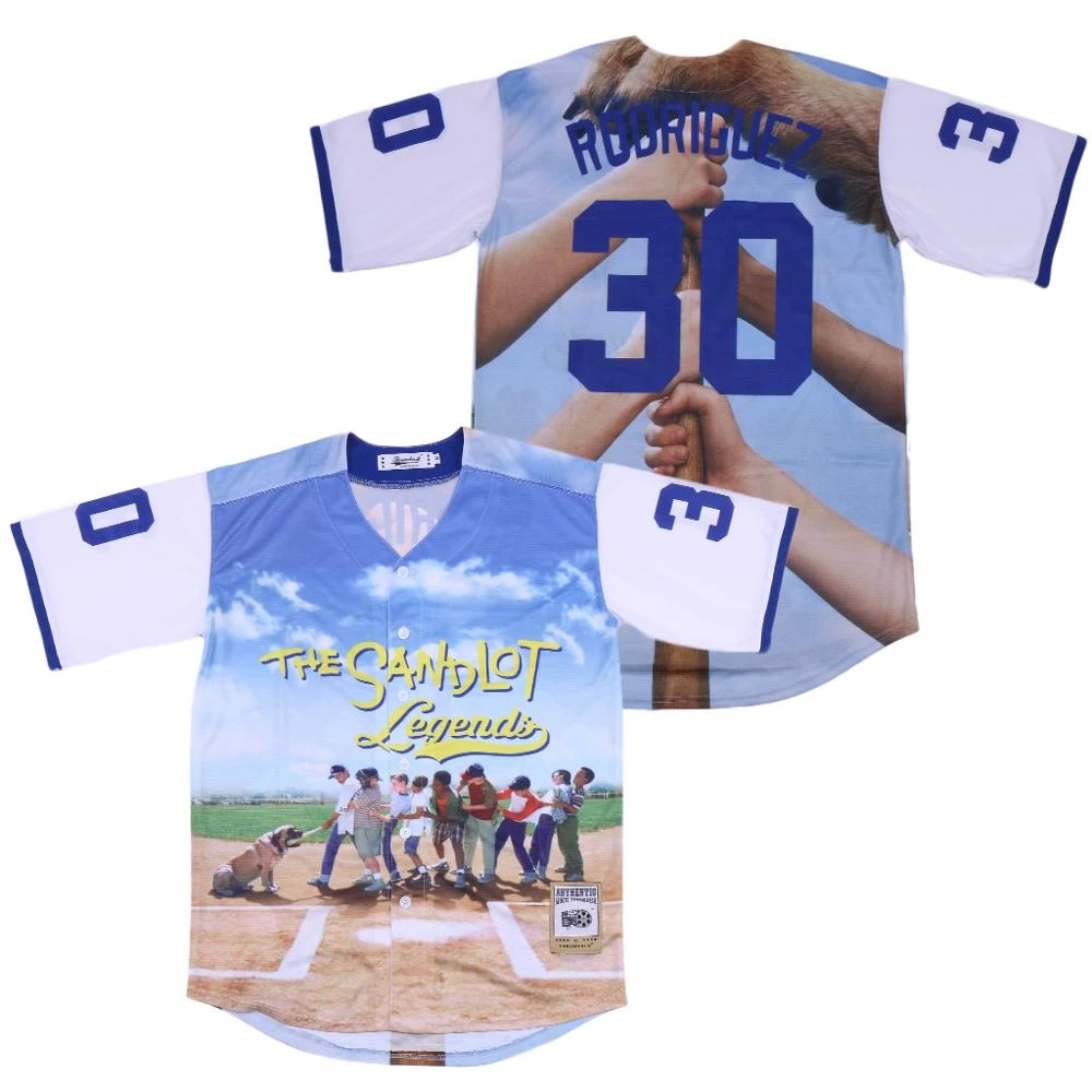 the sandlot baseball jersey