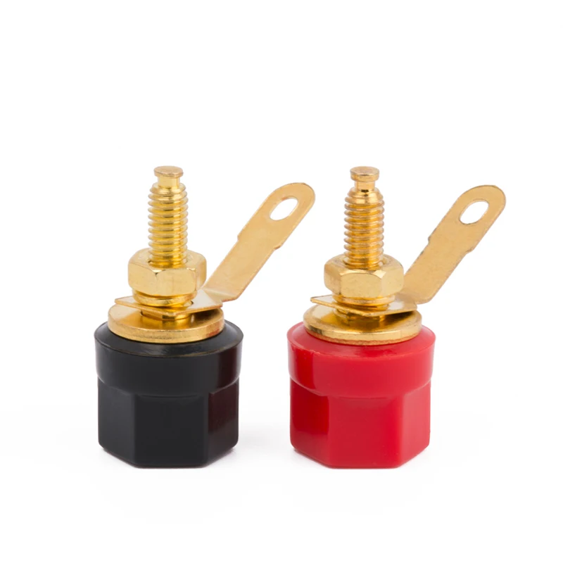1PCS JS-910B 4mm Banana Plug Jack Socket Female Binding Post For Speaker Audio Terminals Splice | Электроника