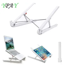 YPAY портативный складной держатель для ноутбука 11-15,6 дюймов Macbook регулируемый угол охлаждающая подставка для lenovo Dell acer ноутбук