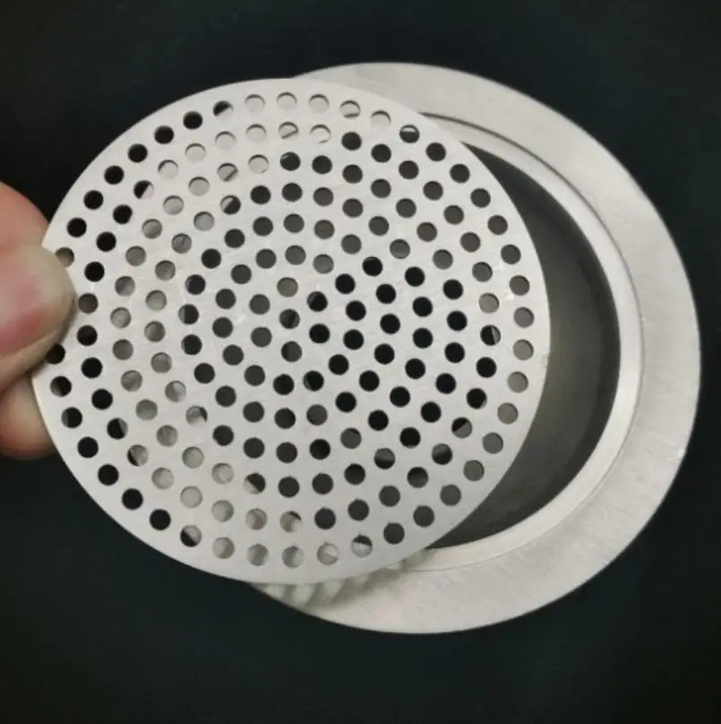 304 Stainless Steel Round Floor Drain Cover Hair Filter Bathroom Garden Toilet Prevent Debris Clogging Drain