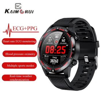 

Kaimorui L12 ECG PPG Smart Watch Men Bluetooth Call Heart Rate Blood Pressure IP68 Waterproof Women Sports Smartwatch VS L11 L13