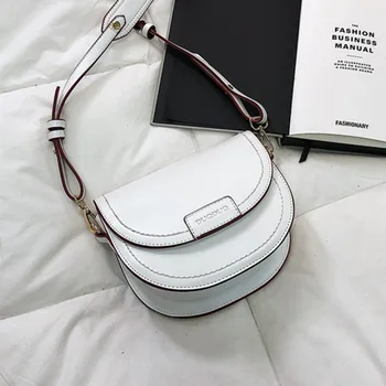 

Female Saddle Crossbody Bags For Women 2020 Quality Pu Leather Luxury Handbags Designer Small Lady Sling Shoulder Messenger Bag
