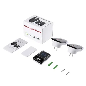 

Energy Saving Wireless Doorbell Home Security Alarm/ Welcome Smart Doorbell Multi-purpose Door Button Easy Installation