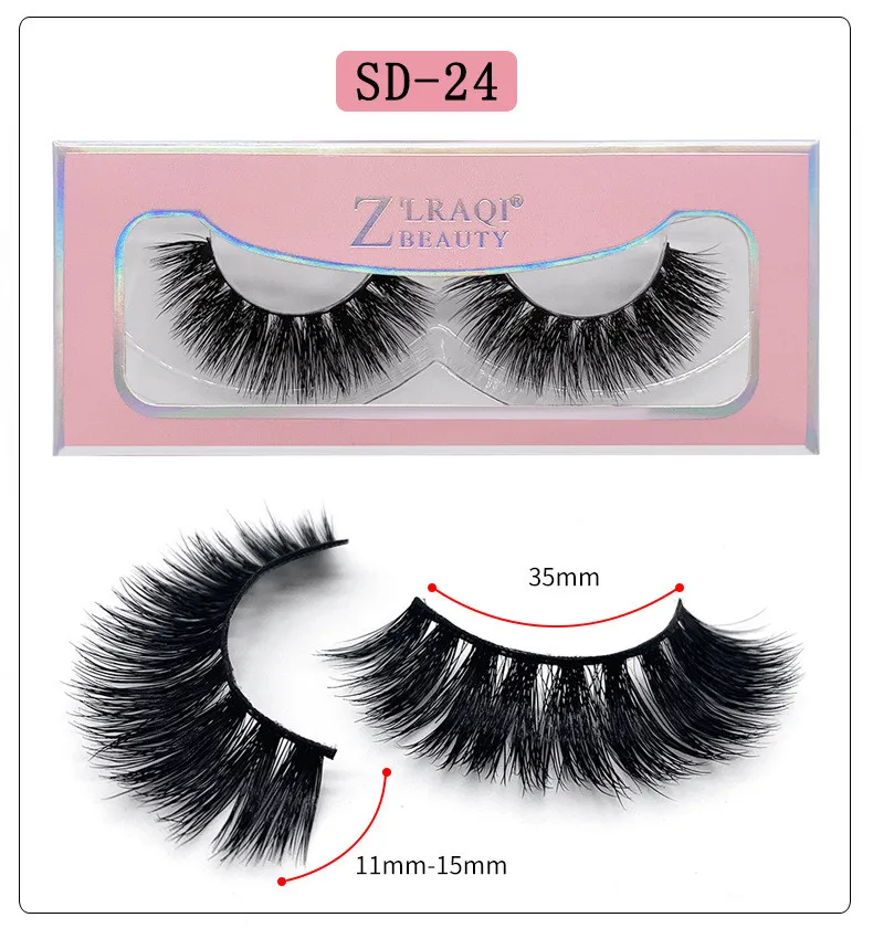 3 pairs 25mm Mink Eyelashes 3D Mink Lashes Handmade Full Strip Lashes Cruelty Free Luxury Mink Eyelashes Makeup Lash maquiagem