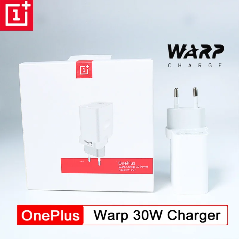 Зарядное устройство Oneplus 7T Warp Charge 30T оригинальный быстрый адаптер питания 5 В 6A для