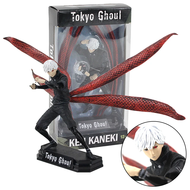 17 см с надписью «Tokyo Ghoul Ken Kaneki игрушки McFarlane фигурка манга Японская статуэтка из ПВХ Рисунок с надписью «Tokyo Ghoul статуэтки коллекционные модели игрушки