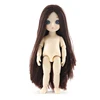 New 13 Movable Jointed Dolls Toys Mini 16cm BJD Baby Girl Boy Doll Naked Nude Body Fashion Dolls Toy for Girls Gift ► Photo 2/6