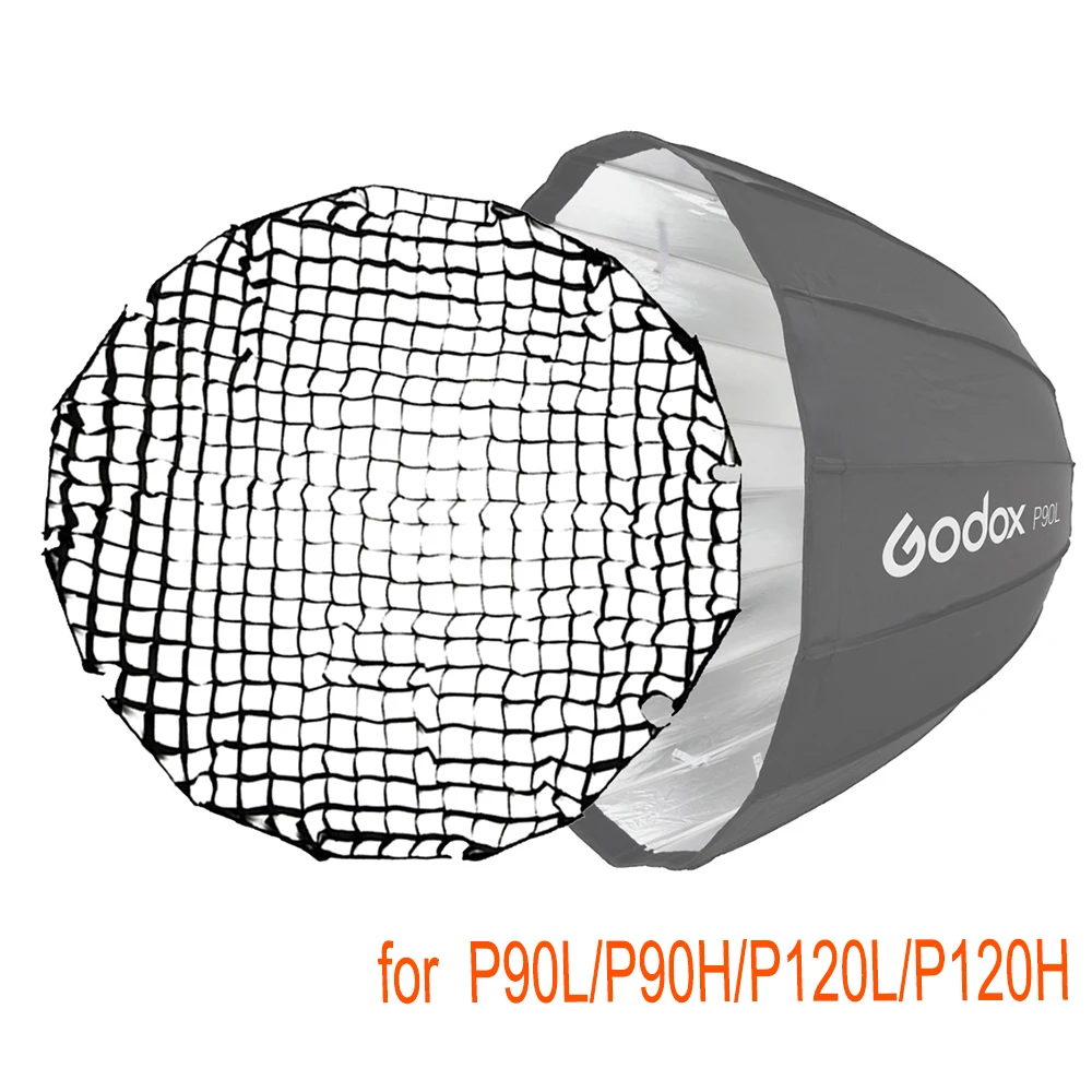 Godox softbox P120Lソフトボックス+ グリッド Godoxオリジナルハニカムグリッド70センチメートル90センチ