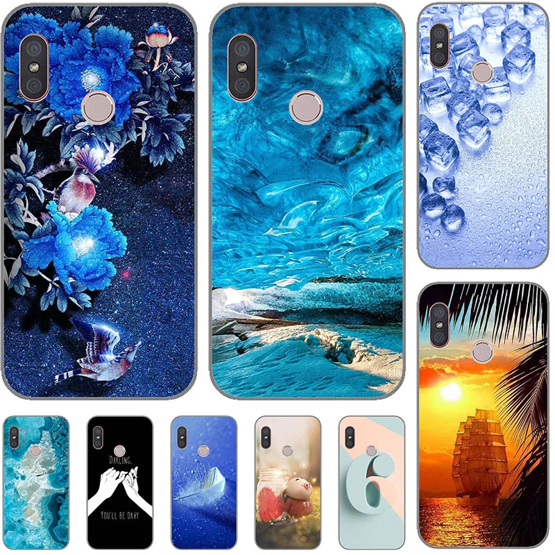 Чехол для Xiaomi Mi8 Mi 8 SE чехол 7 Mi7 6X модный крутой мультяшный цветочный мягкий
