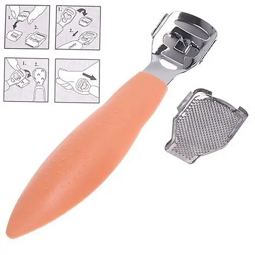 

Cosmetic Tool Corn Pedicure Foot File Callous Remover with 10pcs Blades