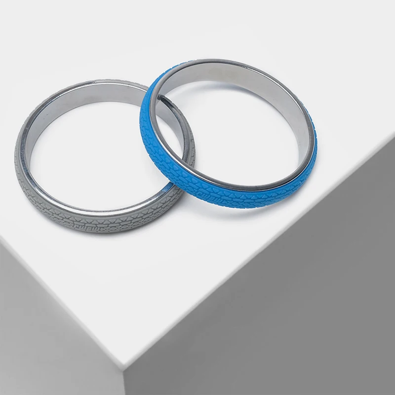 

Amorita boutique Texture design retro round bangles