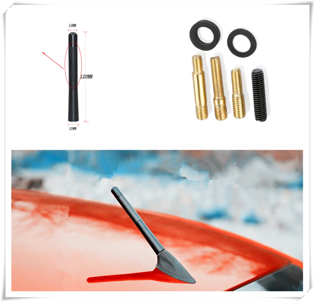 Auto parts carbon fiber personalized radio antenna signal reception for Honda FCX Brio 3R-C Skydeck P-NUT Legend