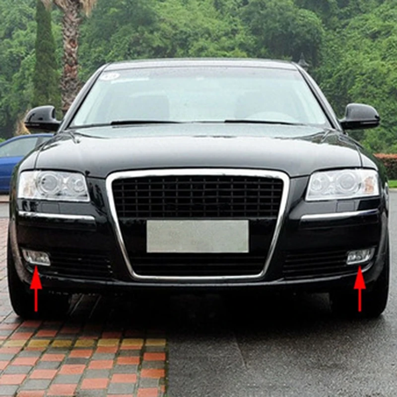 US $58.96 4E0941699B 4E0941700B Fog Light Lamp Front Bumper Left Right Side Fog Light for Au Di A8 QUATTRO A8 D3 20082010