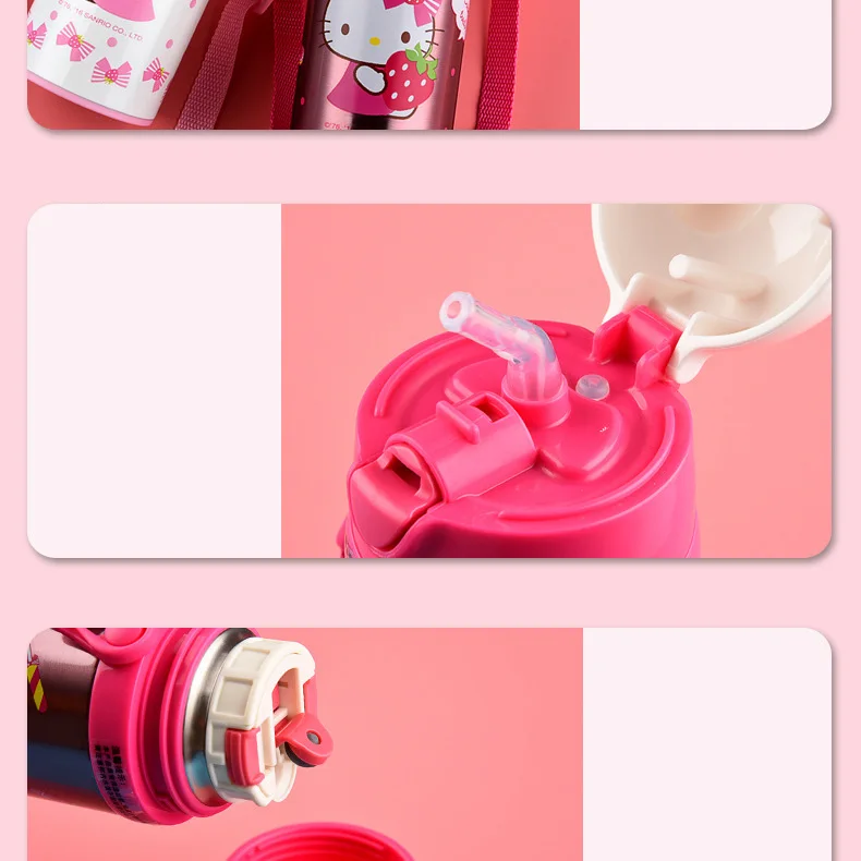 Hello kitty, детская Изолированная чашка, милая чашка принцессы с крышкой, чайник, стеклянный 3753 для молодых студентов