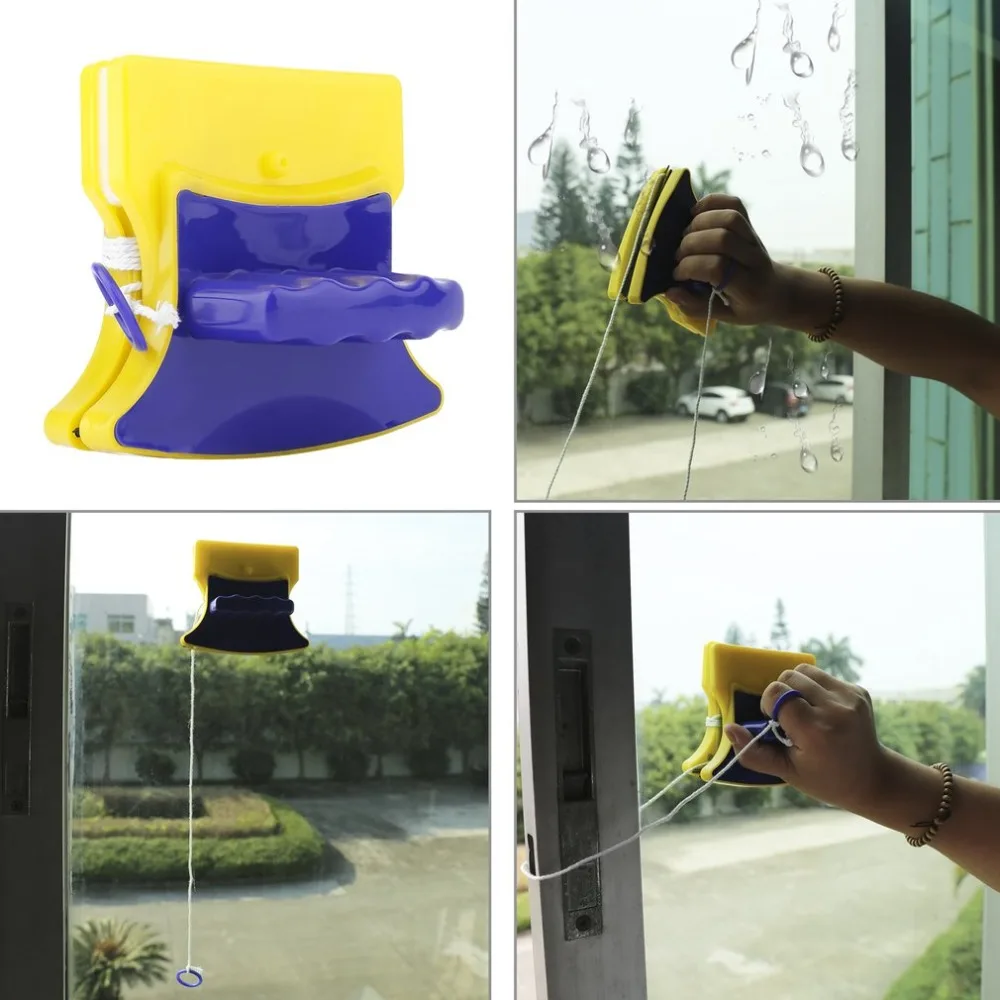 Magnet Glass Cleaner Double Side Magnetic Window Cleaner Glass Wiper Useful Surface Brush High-efficiency Cleaning Tools