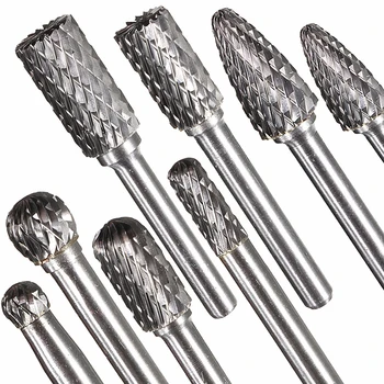 

Shank CNC Tungsten Steel Rotary File Die Bits Grinder Carving Metalworking Set