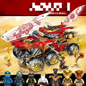 

2020 NEW Ninja Heroes Series Land Bounty Truck Movie Model Building Blocks Sets Little Action Figures Bricks Toys for Children