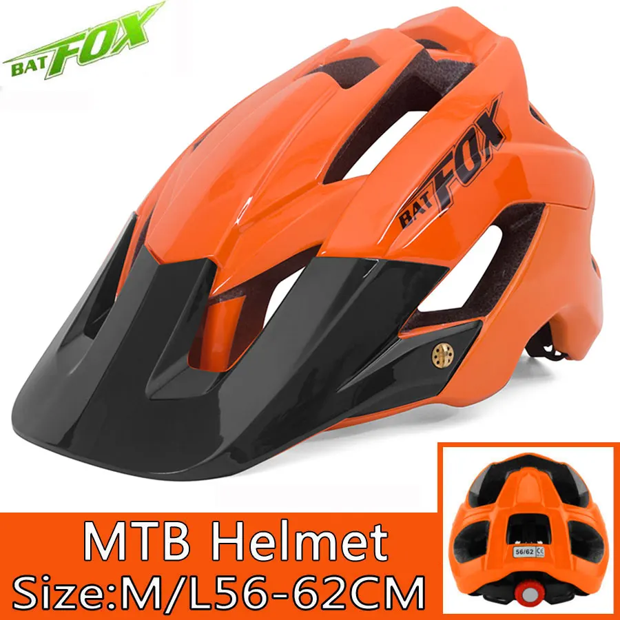 BATFOX велосипедный шлем MTB легкий для езды на горных и дорожных