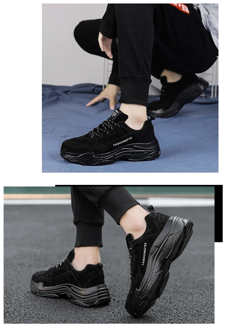 Для мужчин обувь Новинка осени спортивные и обувь для отдыха; зимние Бархатные корейской версии тренд; туфли из хлопка ins старый башмак