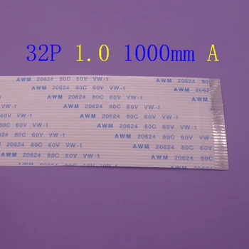 

1pcs 32Pin Flat flexible cable FFC FPC LCD cable AWM 20624 80C 60V VW-1 FFC 1.0MM Pitch Length 1000mm Same Side width 33mm
