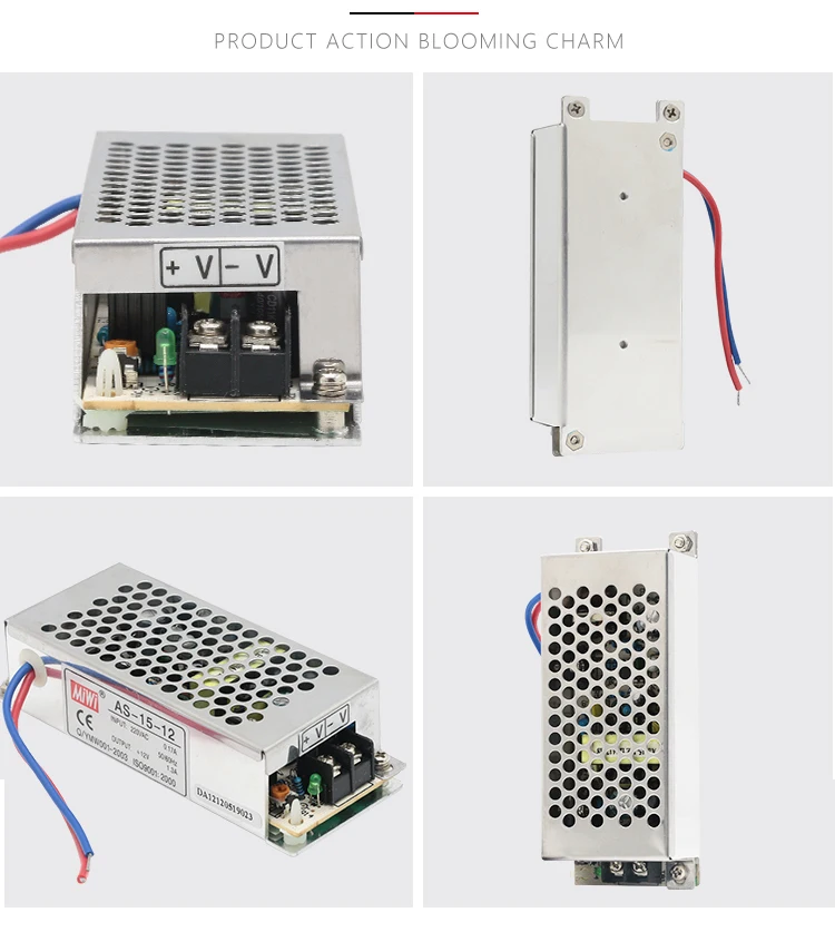 5 в источник питания AC DC одиночный выход 5 В, 12 В, 15 В, 24 В источник питания 15 Вт, 35 Вт, 50 Вт небольшой импульсный источник питания AC DC 24 вольт светодиодный SMPS