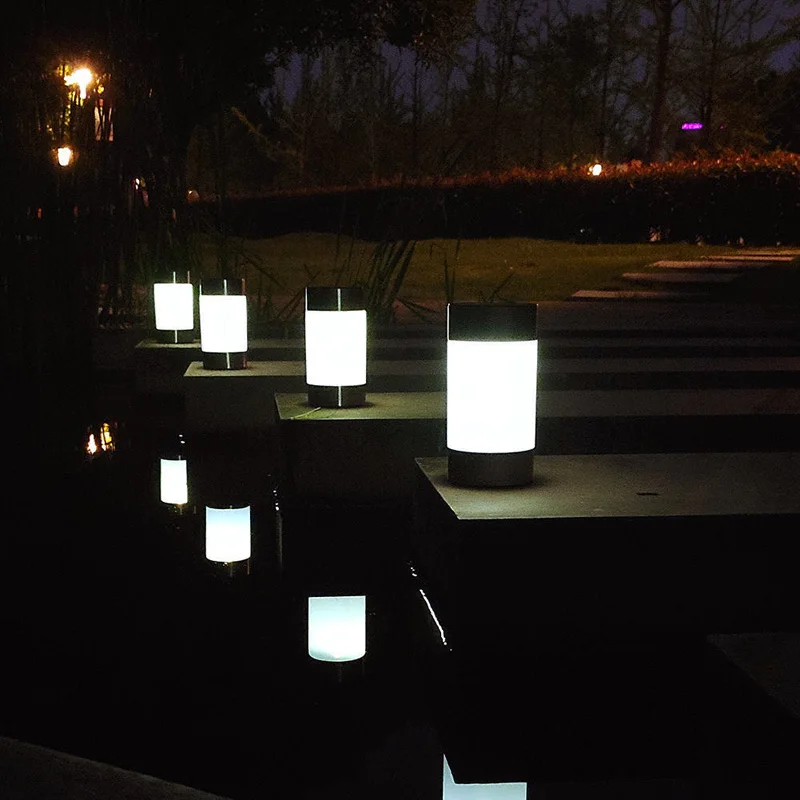 Garden Ground Plug Solar Led Garden Light Plastic Lawn Outdoor Waterproof Balcony Polysilicon Solarpanel Courtyard Floor Lights
