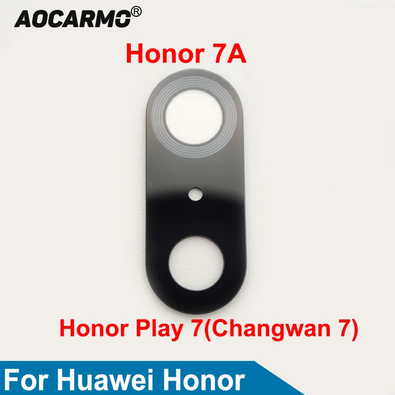 Aocarmo для Huawei Honor 7A / Play 7 DUA-AL00 задняя камера Объектив Стекло с клейкой наклейкой