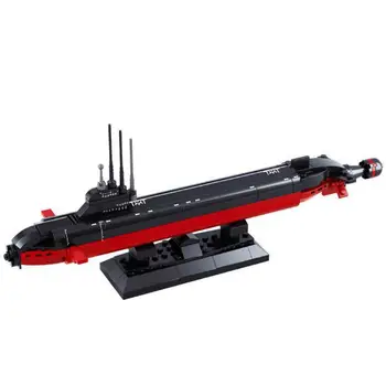 

World War2 Toy Model Kits Building Block Bricks Aircraft Battle Group Carrier Series 0391 Nuclear Submarine Children's Gift Toys