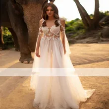 

Sexy Sweetheart Wedding Dress For 2021 Organza Lace Appliques Button Backless Spaghetti Straps Court Train De Noiva Custom Made