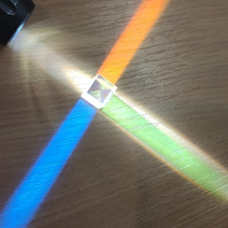 15mm  Cubic Science Cube Optical Prisma Photography with Hexahedral Prism Home Decoration  Prism Glass Only 1pcs