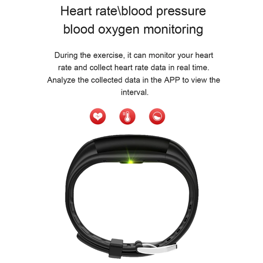 C5 New Waterproof Smart Watch& Smartband Sleep Oxygen Sport& Colorful Screen Blood Pressure Monitor Smart Bracelet for sport