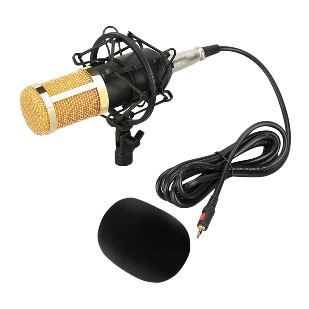 Конденсаторный микрофон W/Shock Mount Sound Studio KTV Пение Запись части