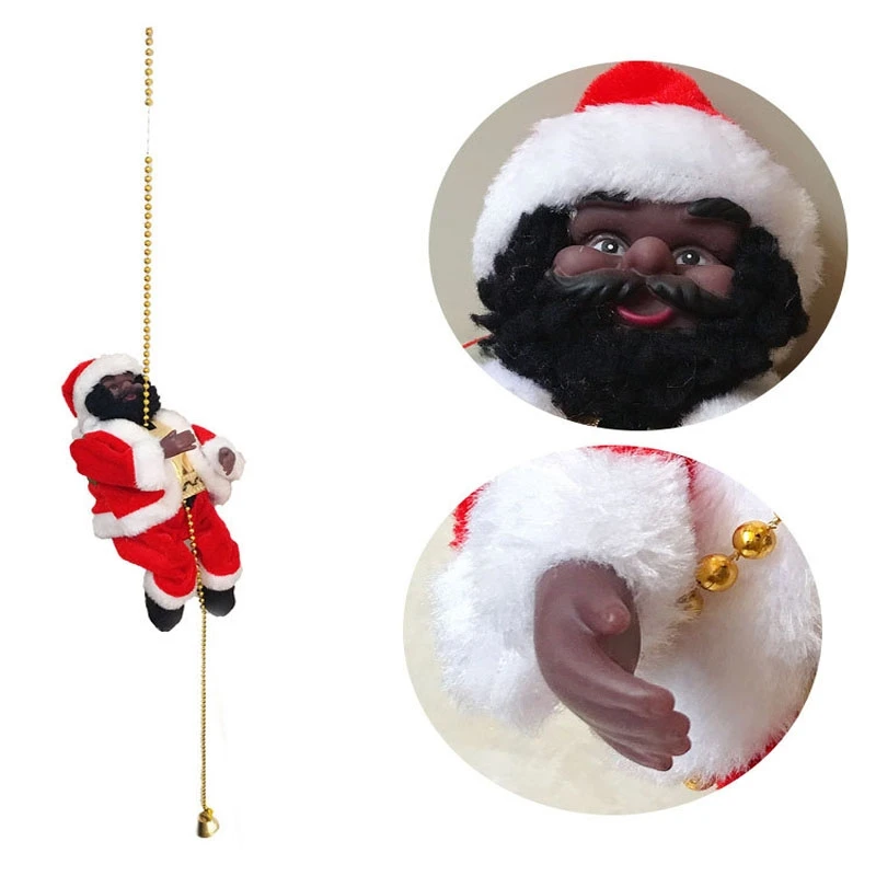 Electric Santa Toy Sophisticated Shape 2021 New Fashion Style Home Window Decorations Climbing Santa Claus Toys for Kids 2021