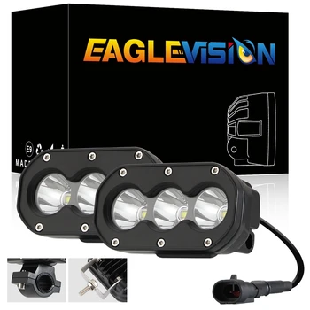 

EAGLEVISION 4Inch 60W LED Pods Lights, Driving Lights Fog Lights Work Light Headlights for Trucks Car Motorcycle ATV SUV