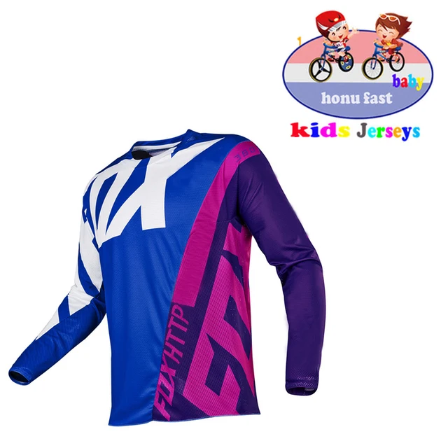 Kids Off Road ATV Racing T-Shirt AM RF Bicycle Cycling Bike FxoDownhill Jersey Motorcycle Jersey Motocross MTB DH MX Ropa D Boys fox Downhill 1