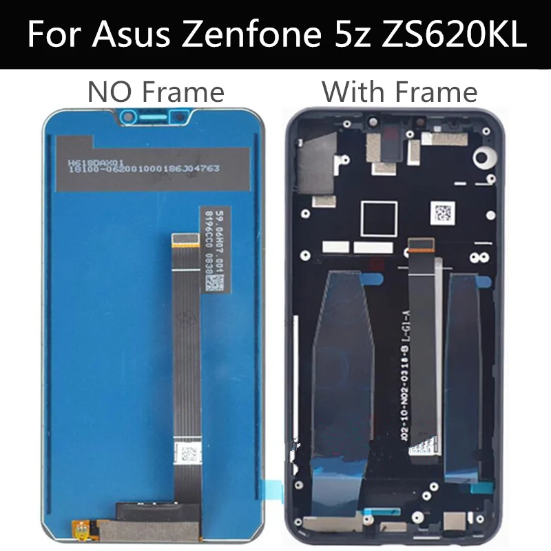 Для Asus Zenfone 5z ZS620KL ЖК дисплей с сенсорным экраном интегрированные компоненты