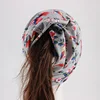 New Style Fashion Spring Autumn Adult Women Warm Beanies Skullies Scarf Double Used Beauty Brand Casual Floral Hat Out Door Bone ► Photo 3/6