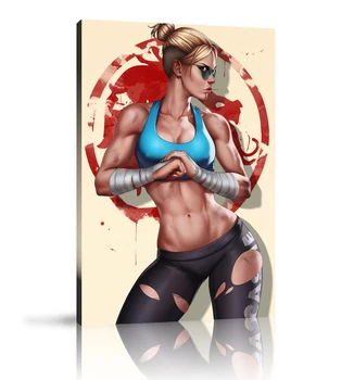 

HD Print Anime Game Posters Oil Painting Home Decor Wall Art on Canvas Cassie Cage Canvas Printings Canvas Wall Art
