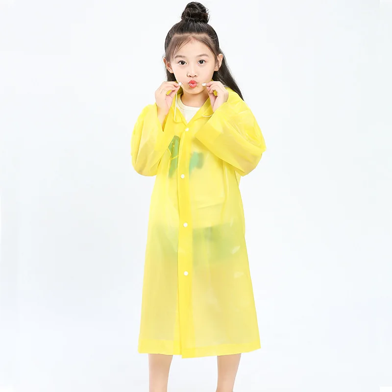 Lovely student polyester baby raincoat outdoor waterproof raincoat
