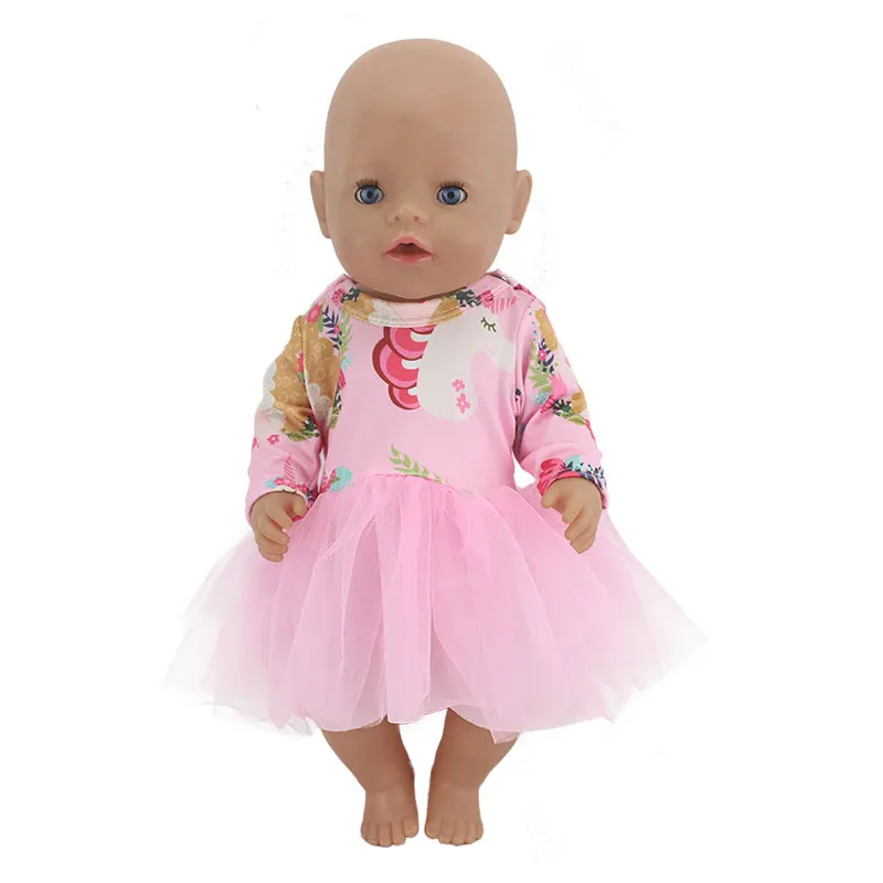 Новое модное платье для 17 дюймов Reborn Baby Doll 43 см для ухода за ребенком для мам Одежда