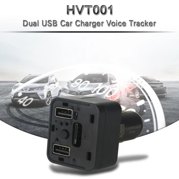 

HVT001 Concox Mini Car Charger GPS Tracker Dual Charging Port Real Time Tracking Device GSM GPRS Tracking With Device SOS Call