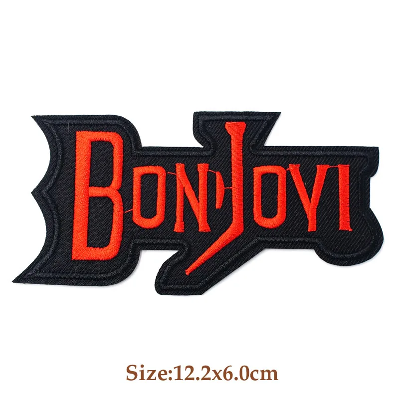 ROCK BAND Iron On Patches Cloth Mend Decorate Clothes Apparel Sewing Decoration Applique Badges Heavy Metal MUSIC 